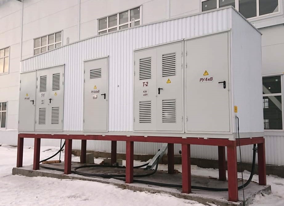 Комплектная двухтрансформаторная подстанция наружной установки утепленная типа «сэндвич» 
